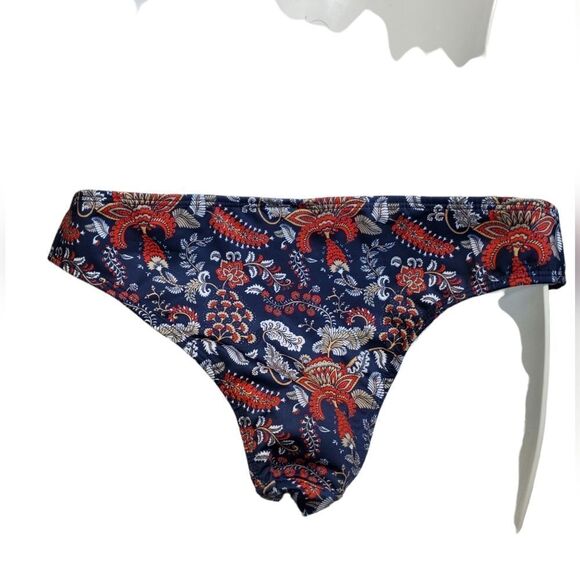 NEW VERDELIMON blue floral bikini bottom L - Picture 5 of 7